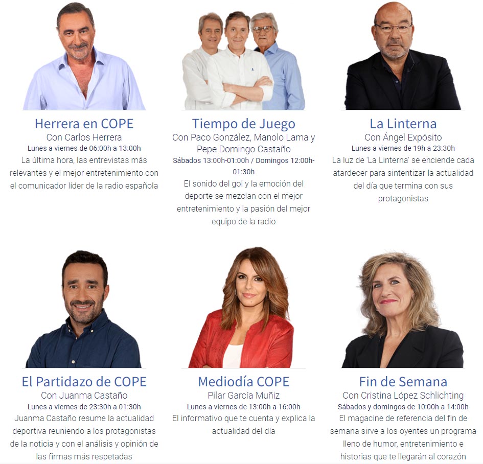 Cope Sevilla Programacion mañana